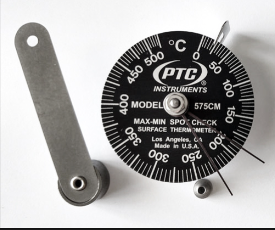 进口美国PTC® 直接接触式 Spot Check® 温度计0° 至 525°C #575CM