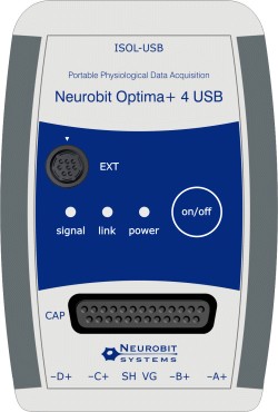 Neurobit Optima+  4通道生物反馈 & 生理数据采集无线设备