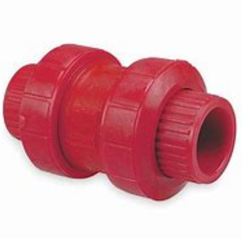 美国Nibco公司进口尼必可红色PVDF球形止回阀S65BC-V