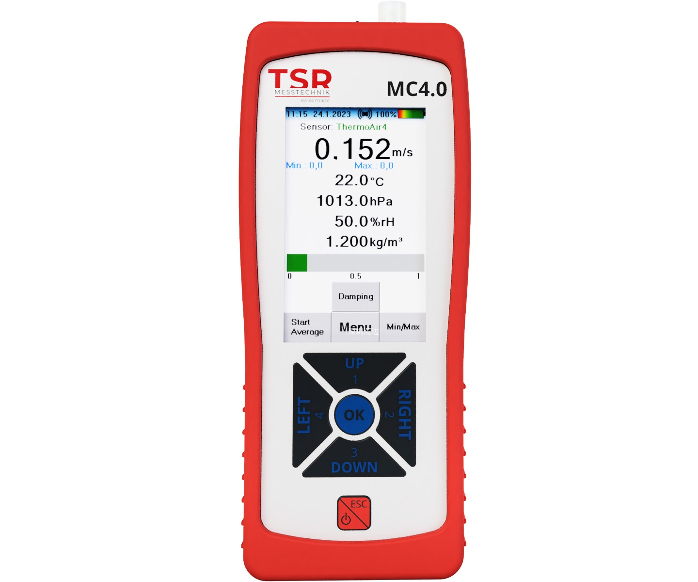 瑞士TSR Messtechnik MC 4.0 ThermoAir风速仪