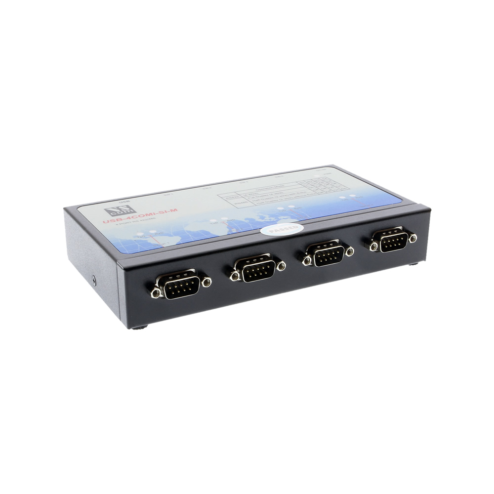 Coolgear 4端口USB到四股RS-422 485光学隔离适配器USB-4COMi-SI-M
