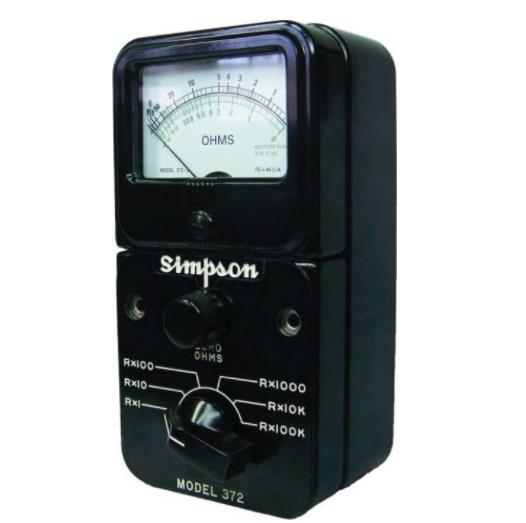 美国Simpson公司进口供应372 系列 3 欧姆表372-3
