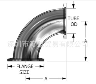 Huntington弯头配件 VF-252-45-SF