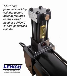 美国Lehigh Fluid Power自动锁紧气缸