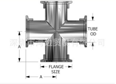 Huntington四通十字接头 VF-070-SF
