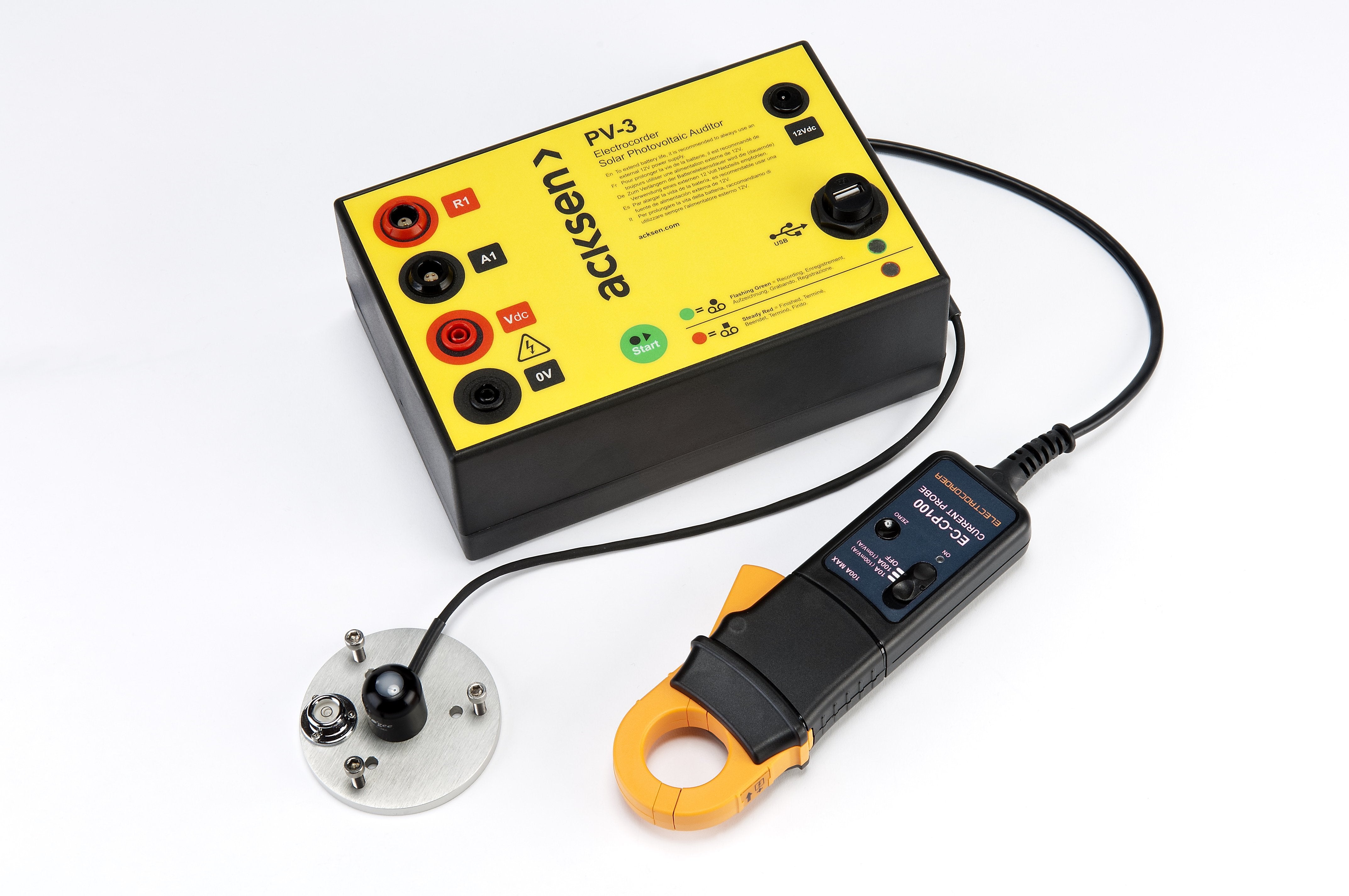 英国ACKSEN太阳辐照度功率记录仪Electrocorder PV-3