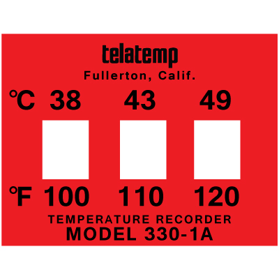 Telatemp 300系列标签telatemp 330-1A 温度记录仪