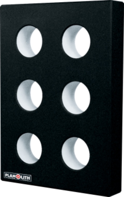 德国Planolith 90°黑色天然硬石花岗石直角规216-301